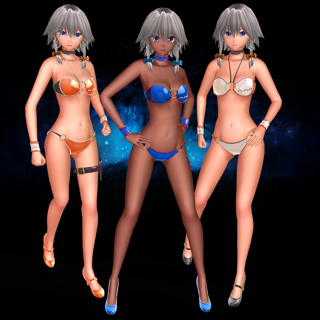 MMD Model : Sakuya Izayoi Bikini RQ.